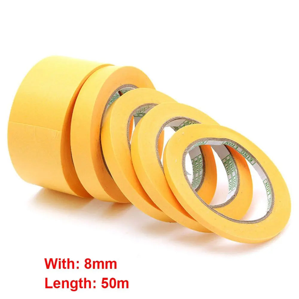 50M Masking Tape Adhesive DIY Painting Paper Painter Decor Craft General Purpose