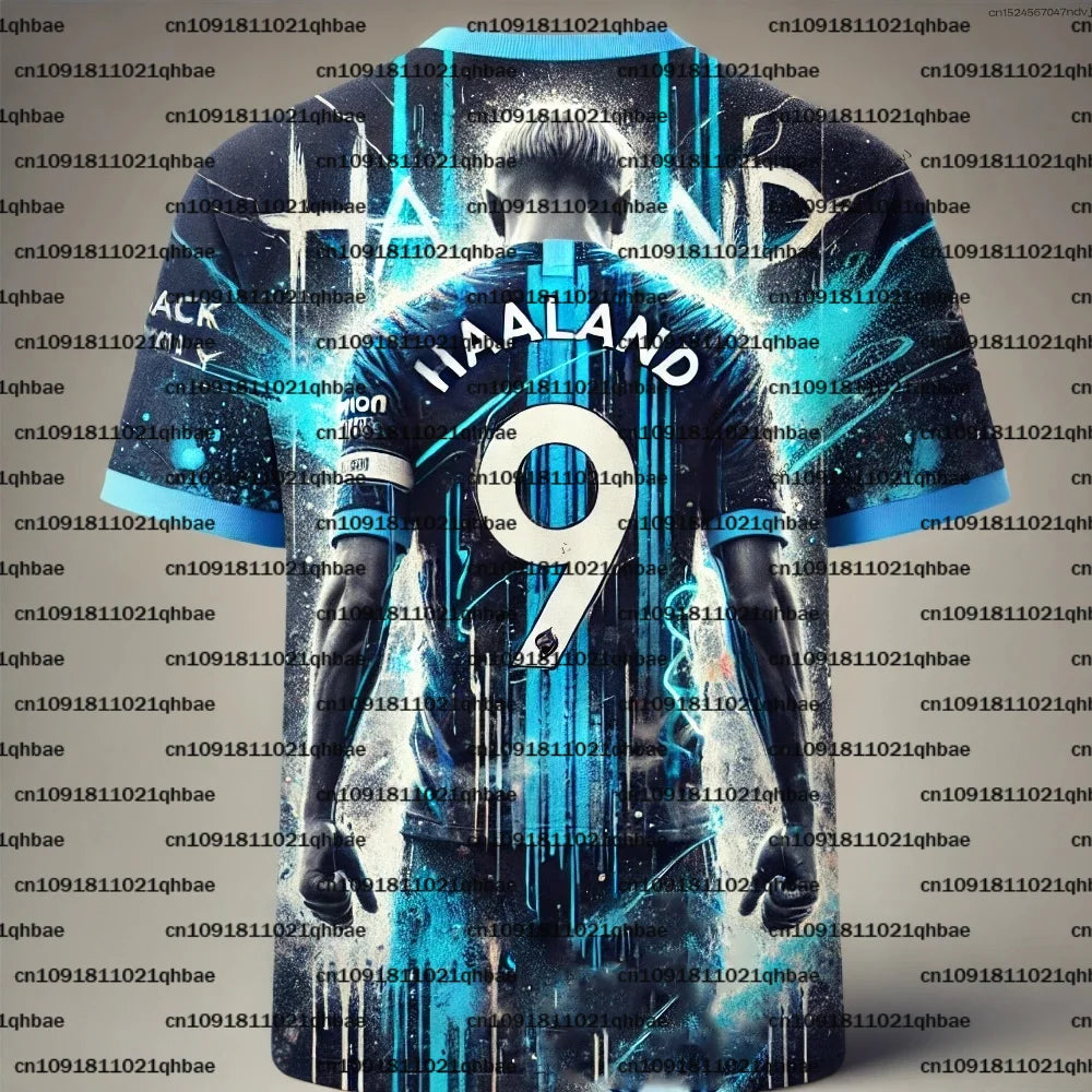 Football Jersey Number 9 Breathable Casual Sports T Shirt