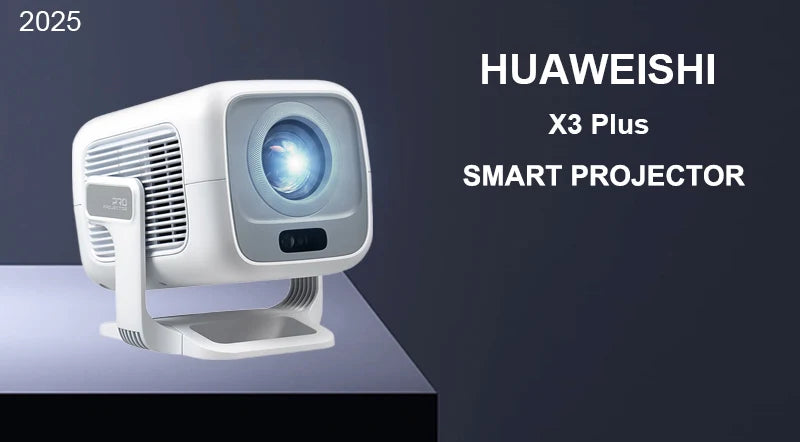 HUAWEISHI 4K Projector Android Native Portable 1080P Auto Focus 600ANSI Video home Cinema Outdoor hd led Projetor - trendingshoping.com