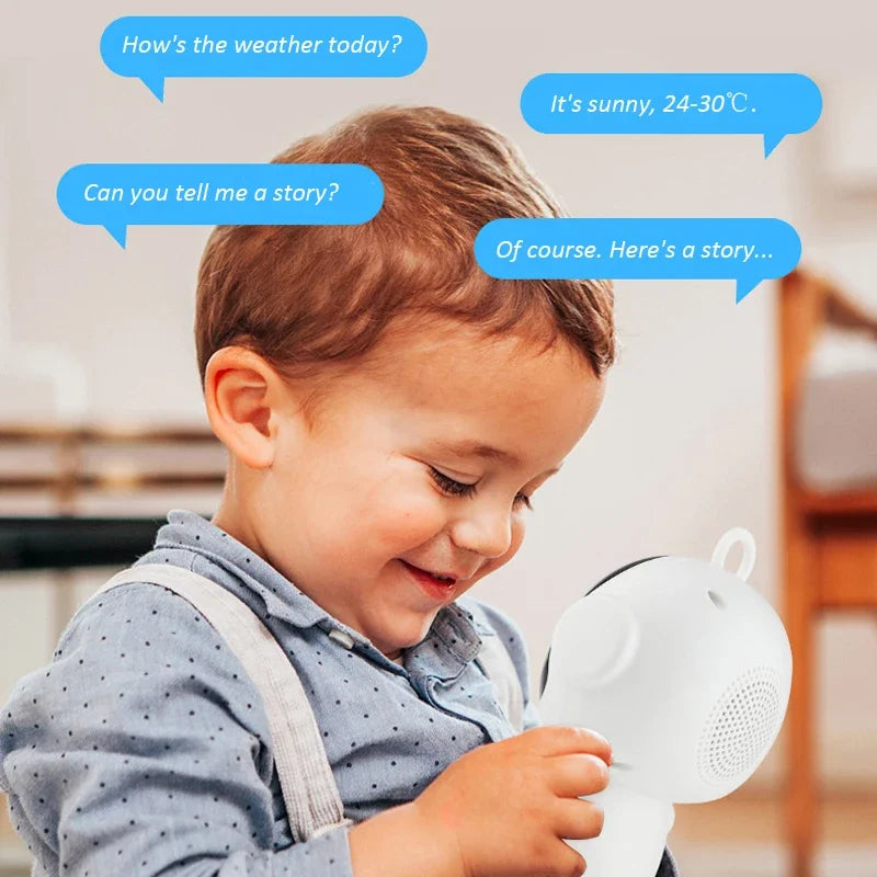 Tuya Smart AI Robot WiFi Early Education Toys for Children Speech Recognition and Voice Interactive Educational Learning Machine