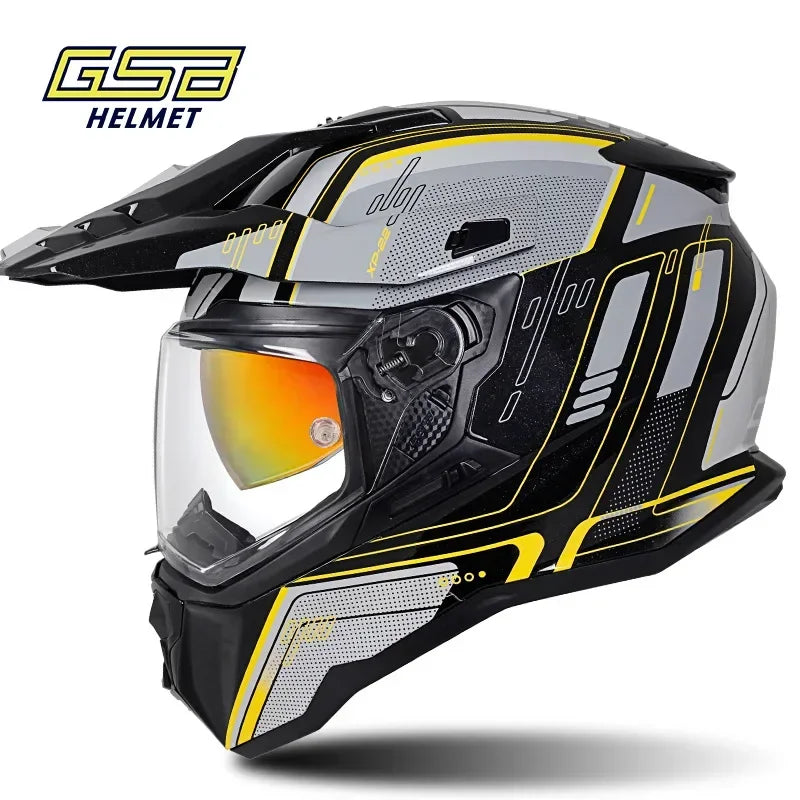 Gsb Motocross Helmet Men Full Face Moto Helm xp-22 Motorcycle Helmet Cross Downhill Off-road Helmet Men Casco Moto ECE Approved