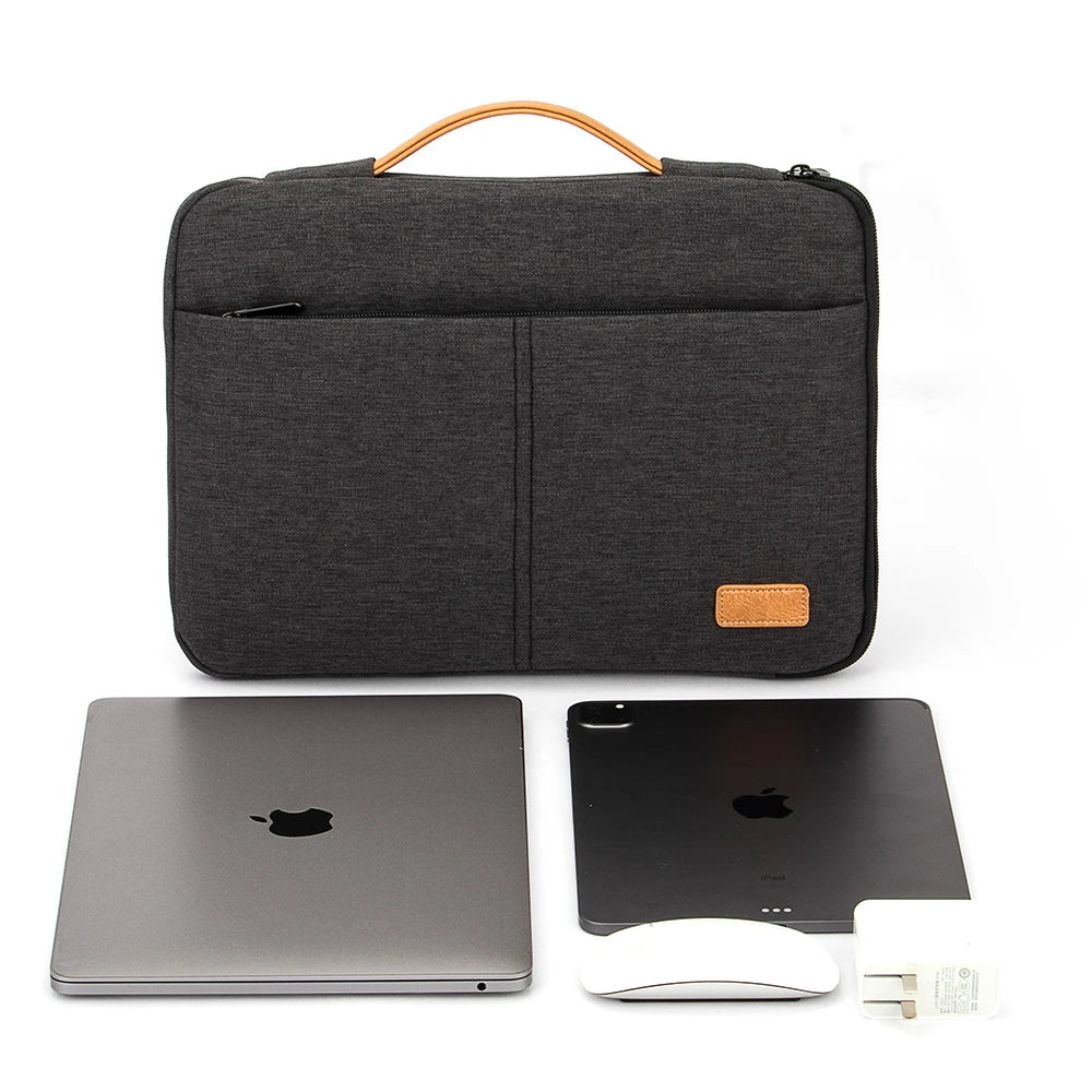 Laptop Sleeve bag 14 15.6 Inch Notebook Pouch For Macbook HP Dell Acer Shockproof Computer Briefcase Travel Business Men Case - trendingshoping.com