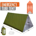 2 Person Emergency Waterproof Camping Travel Tent Portable Outdoor Family Tourist Shelter Gear