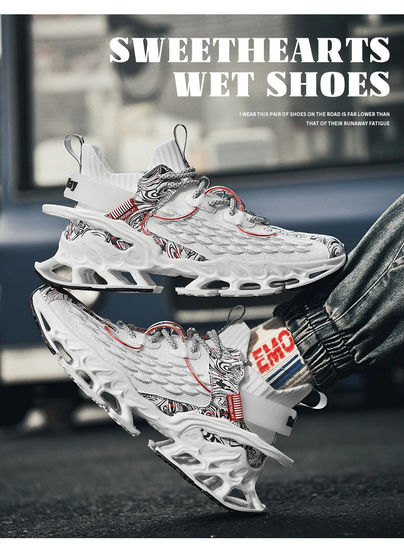 Elite Racer Series - Luxury Breathable Performance Sneakers - Men's Urban Fashion Trainer - SKU-CODE