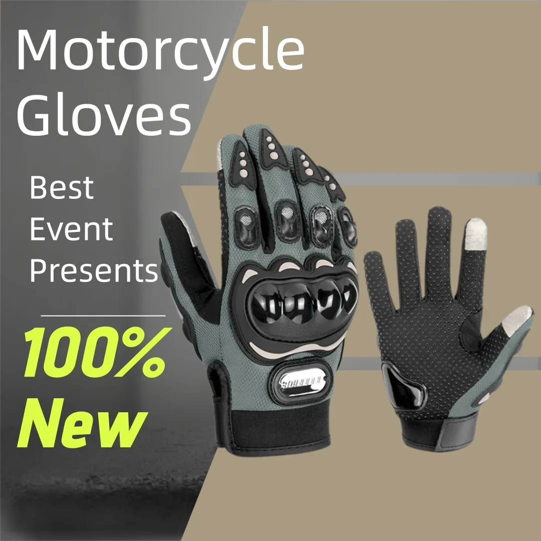 Motorcycle Gloves Full Finger Breathable Touch Screen Off Road Riding Gloves