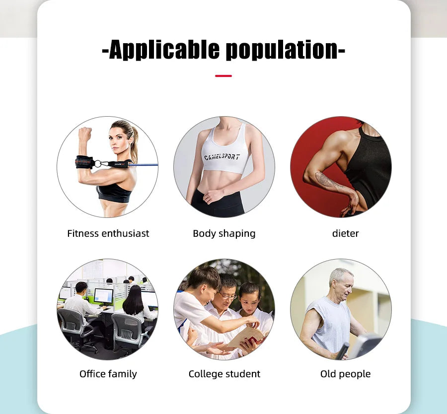 Exercise Resistance Bands Set for Strength Training at Home