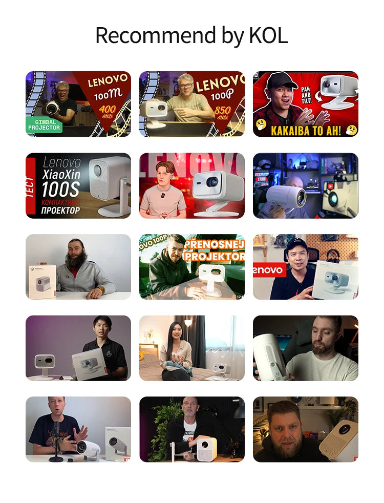 Lenovo 4K Android 12 Projector – Ultra HD Home Theater, WiFi 6 & Auto Focus - trendingshoping.com