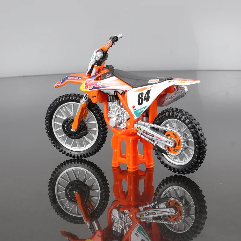 Bburago 1 18 Scale KTM GasGas RX450F 2021 Dakar Rally Alloy Die Cast Motorcycle Model