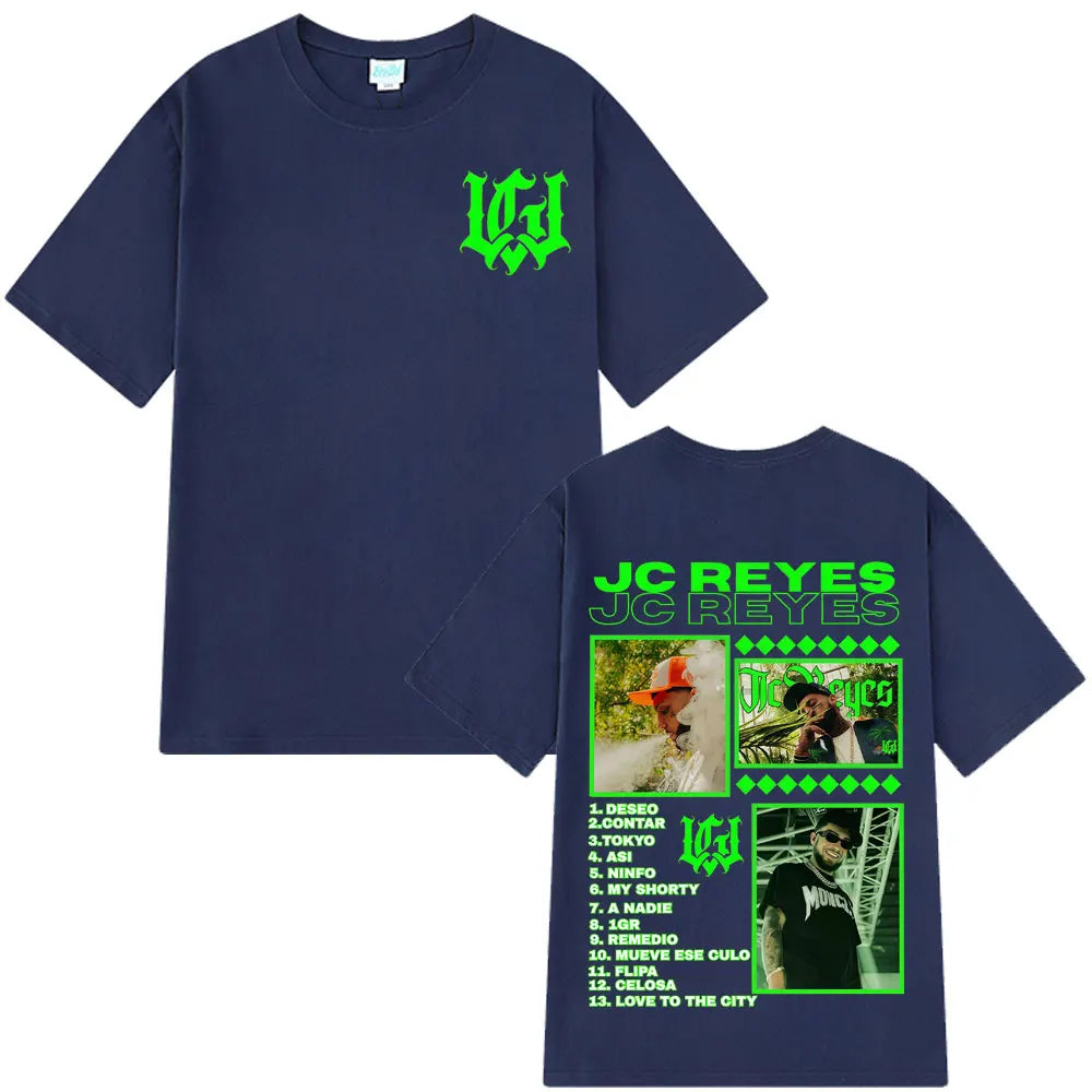 Rapper Jc Reyes Tour 2025 Graphic T Shirts Men Women Fashion T-shirts Cotton Casual Oversized Hip Hop Harajuku Streets T-shirts