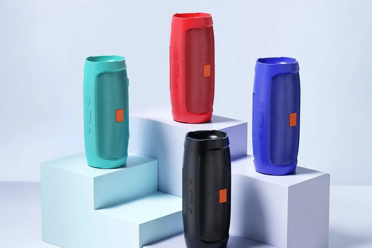 Portable Bluetooth Subwoofer – Wireless Waterproof Loudspeaker with TF Card & FM Support