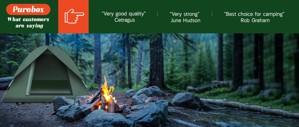 Camping Tent For 3 To 4 People With Shelter Waterproof Windproof Easy Setup Removable Outdoor Adventure Backyard Use