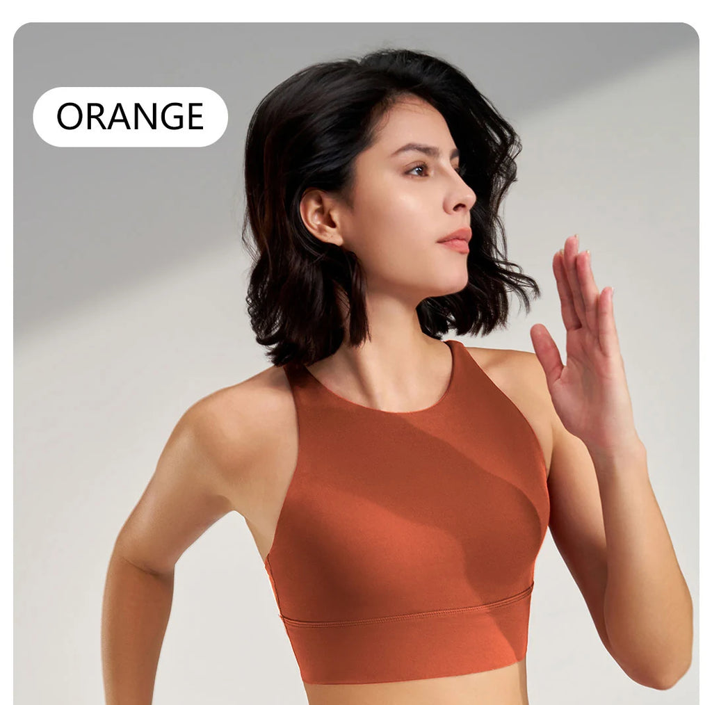 New women's sports underwear gym bra high-intensity sports yoga underwear quick-drying shockproof yoga undershirt