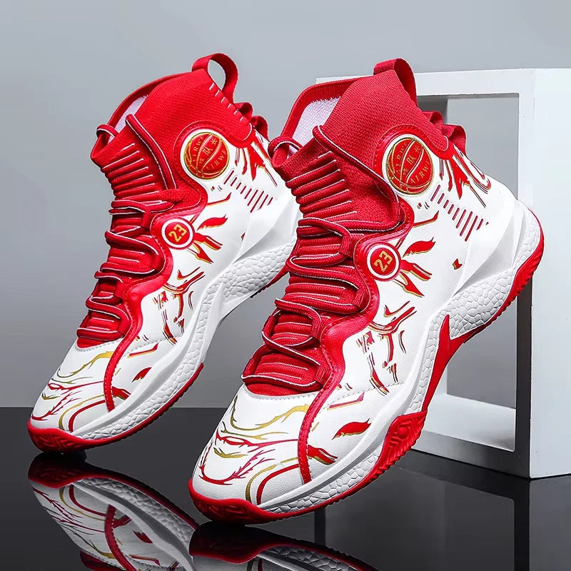 2025 Men’s Basketball Sneakers | Anti-Skid Cushioning Sports Shoes for Training & Casual Wear