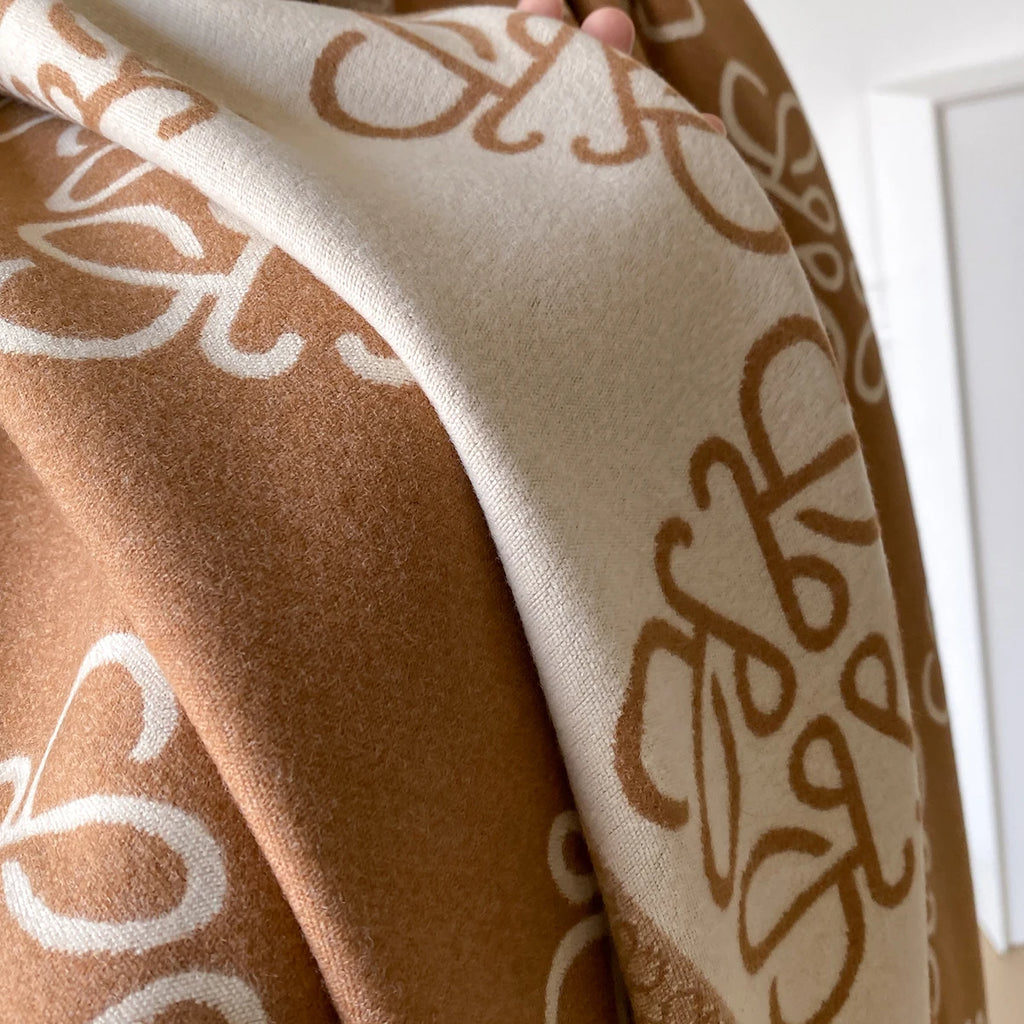 2025 Luxury Brand Women's Winter Warm Cashmere Scarf - Pashmina Shawl Wrap, Hijab, Travel Stole, Echarpe, Thick Warm Blanket