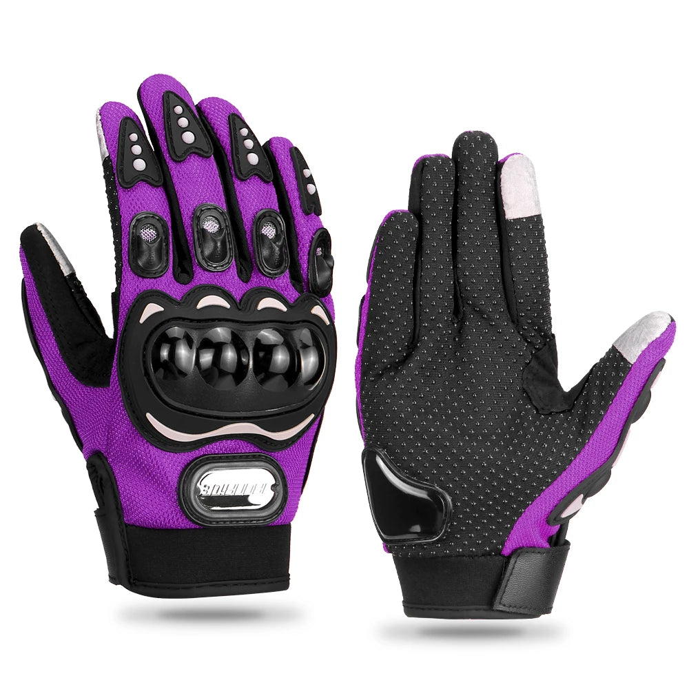 Motorcycle Gloves Full Finger Breathable Touch Screen Off Road Riding Gloves