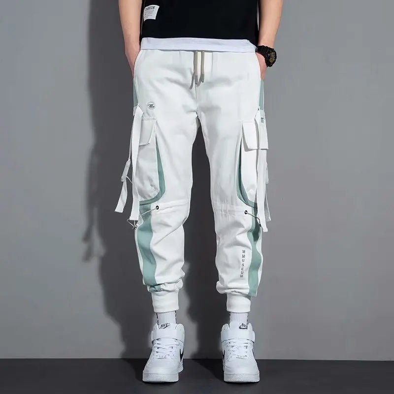 Men’s Multi-Pocket Cargo Joggers - Loose Fit Spring/Summer Tactical Pants