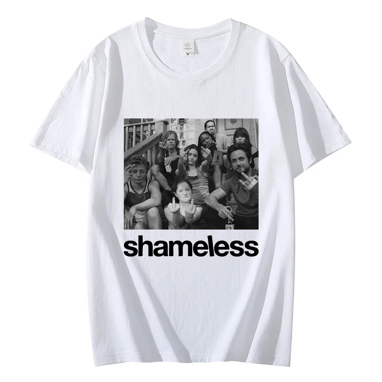 TV Play Shameless Graphic T Shirts Men's Women's Fashion Vintage Short Sleeve T-shirt Streetwear 100% Cotton Oversized T-shirts