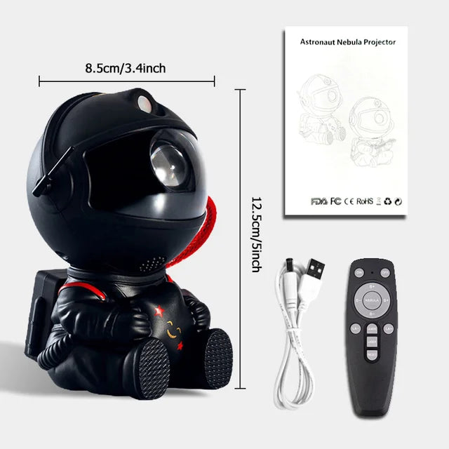 Astronaut Galaxy Projector Star Projector Galaxy Night Light Space Buddy Projector with Nebula Remote Control for Bedroom home