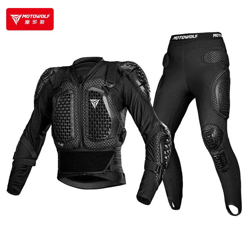 Motorcycle Jacket Moto Body Armor Motocross Racing CE Motorbike Protection Gear Clothing Pants Cycling Suits Off Road Equipment