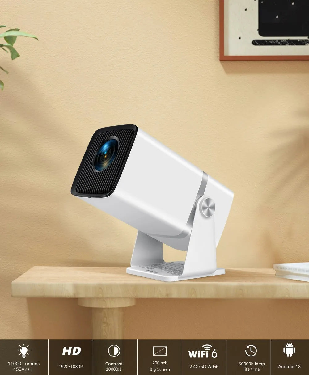 ThundeaL TD80W 4K Full HD Projector – Android Smart WiFi Home Theater Video Projector