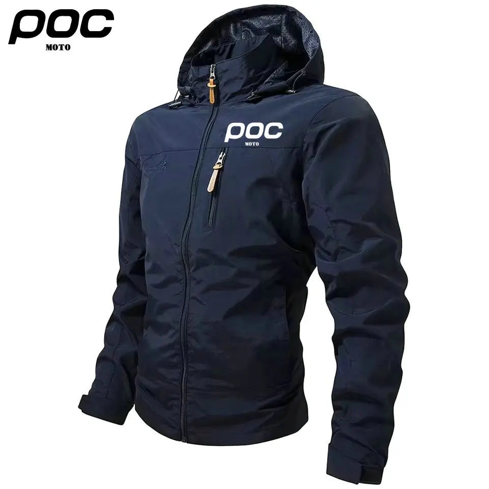 MOTO POC Cycling Rain Jacket Waterproof Impermeable Outdoor Sports Hiking Cycling Jacket for Men MTB Bicycle Clothing