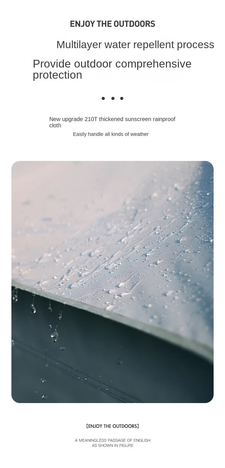 Outdoor Camping Fully Automatic Tent For Travel Beach Use 3 To 4 Person Party Tent