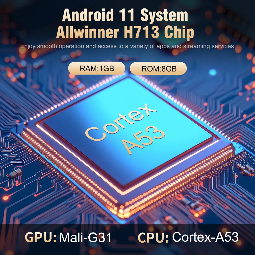 Magcubic HY310 Auto Focus Projector 1080P Native 4K 330ANSI Android 11 WiFi6 BT5.4 Mini Outdoor Movie Projector with Air Mouse