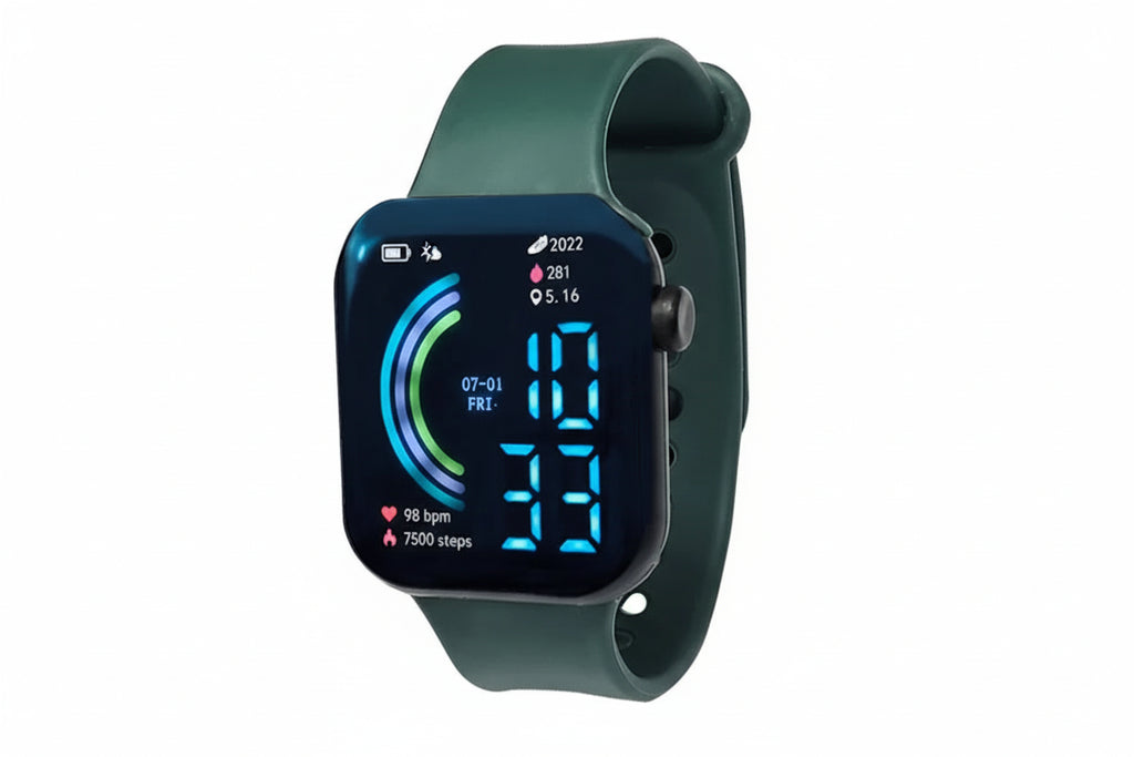 Waterproof Smart Watch for Men & Women – Fitness Tracker with Heart Rate & Sport Modes