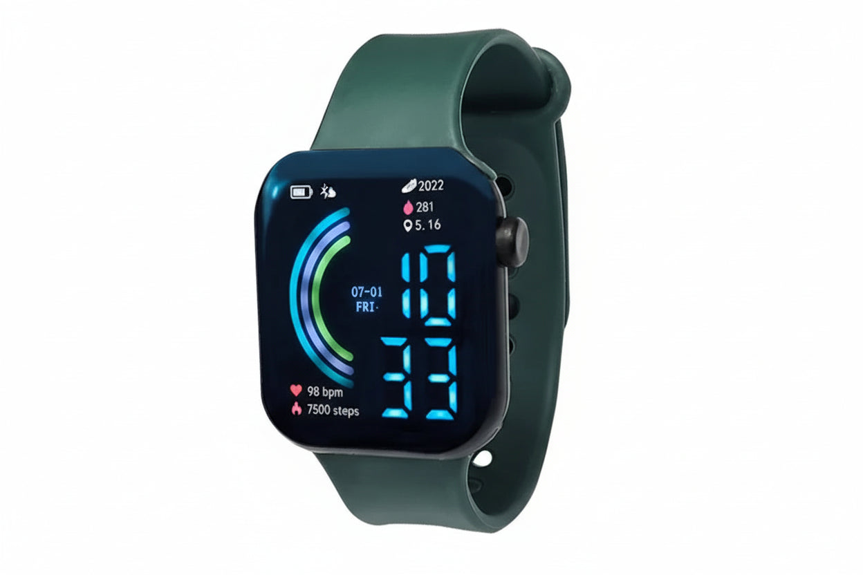 Waterproof Smart Watch for Men & Women – Fitness Tracker with Heart Rate & Sport Modes