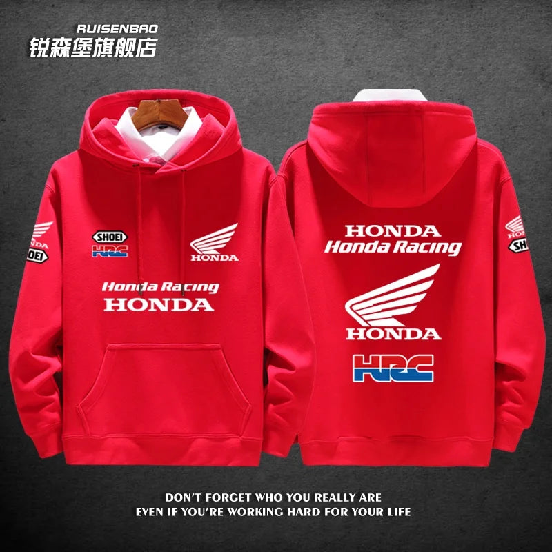Honda Factory Racing Hoodie Unisex Autumn Winter Pullover