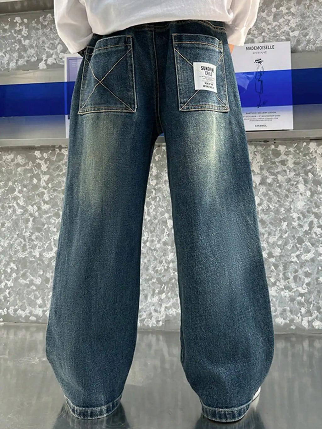 Men's Spring and Autumn Casual Fashion Versatile Jeans