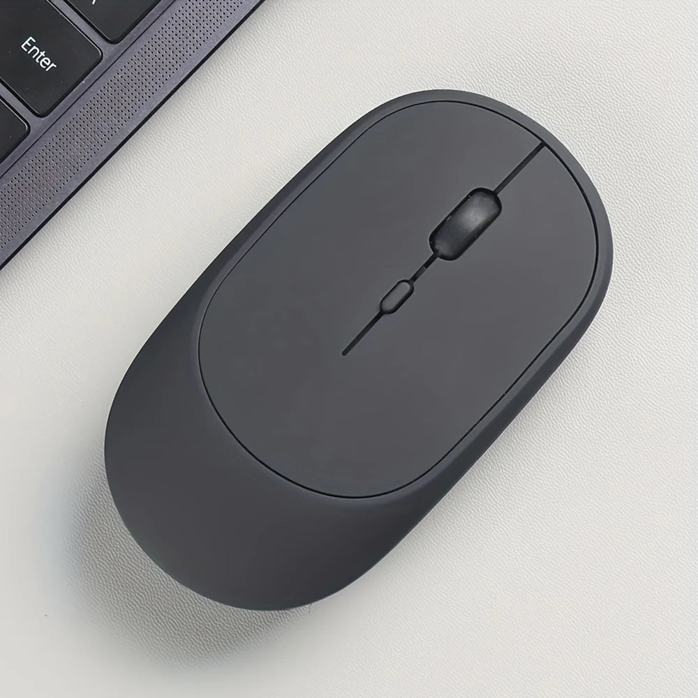 2.4G USB Wireless Mouse Rechargeable Dual Mode Bluetooth Mouse for Laptop Tablet PC MacBook