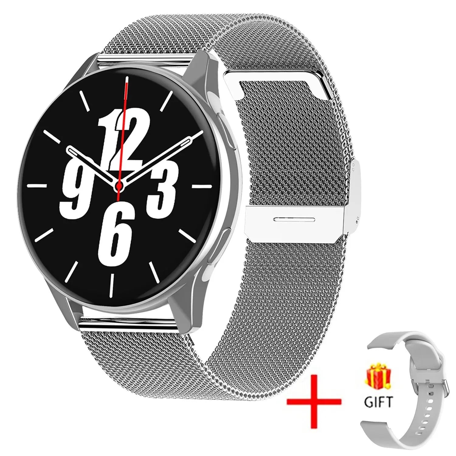 LIGE Smart Watch 2025 – Wireless Charging, Bluetooth Calls, Fitness Bracelet, Custom Watch Face for Men & Women + Box