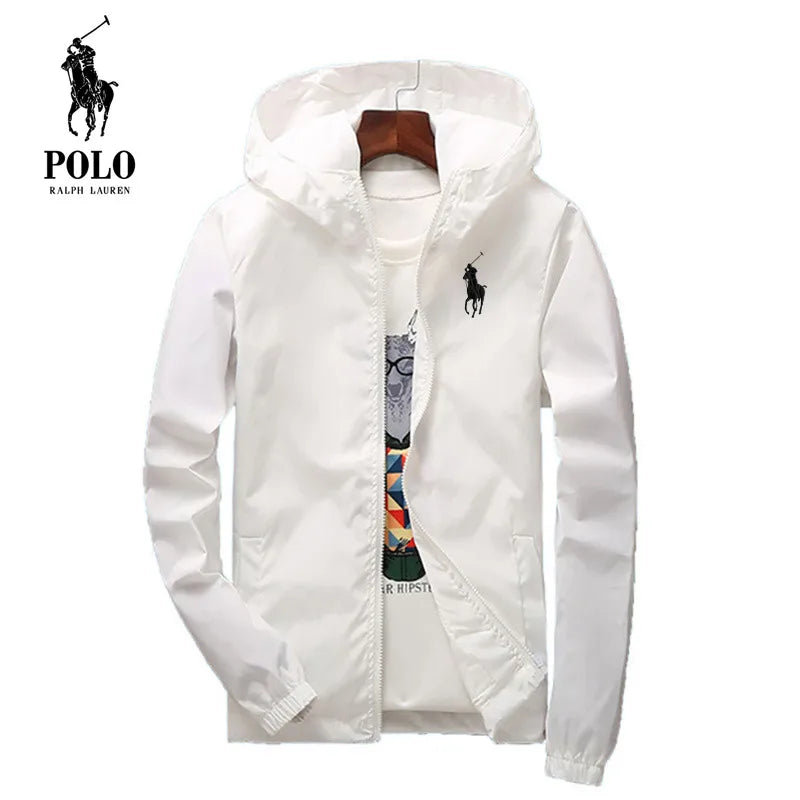 Men's Waterproof Hiking Jacket - Lightweight Hooded Sun Protection Windbreaker for Fishing, Running & Outdoor Sports