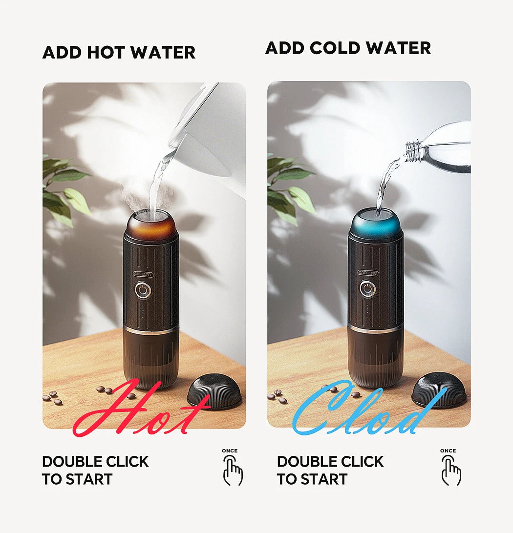 Cafelffe Outdoor Combination Wireless Electric portable espresso machine, Coffee Gift Giving Camping hiking Travel bag cafetera