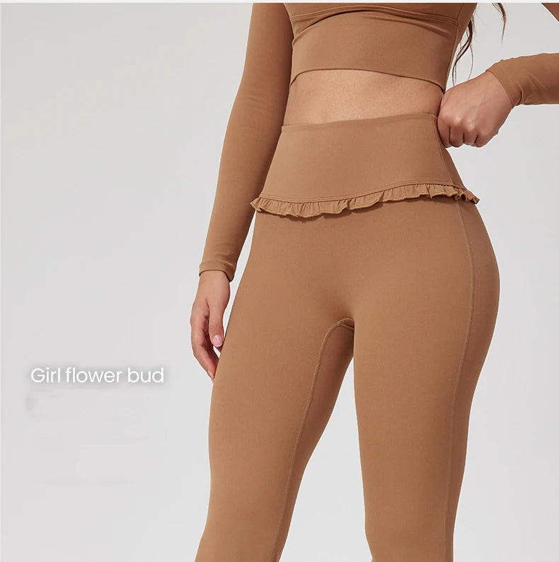 Women's Sportswear Yoga Set 2PCS Gym Clothes Yoga Suits For Women Fitness Set Tracksuits Yoga Long Sleeve Gym Flared Leggings