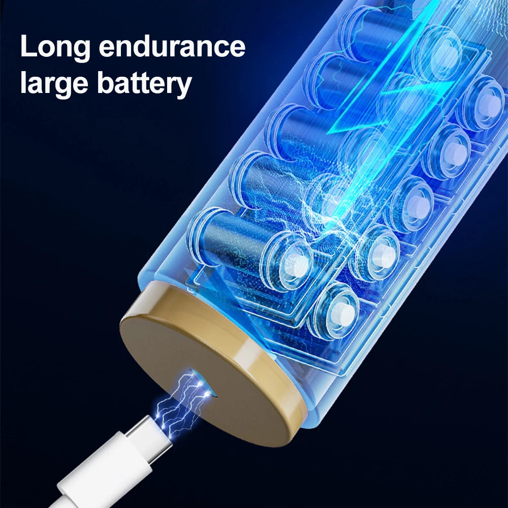 Cordless Rechargeable Car Vacuum Cleaner handheld Portable  Motor Vacuum Cleaner 60W With Short Long Nozzle Brush - trendingshoping.com