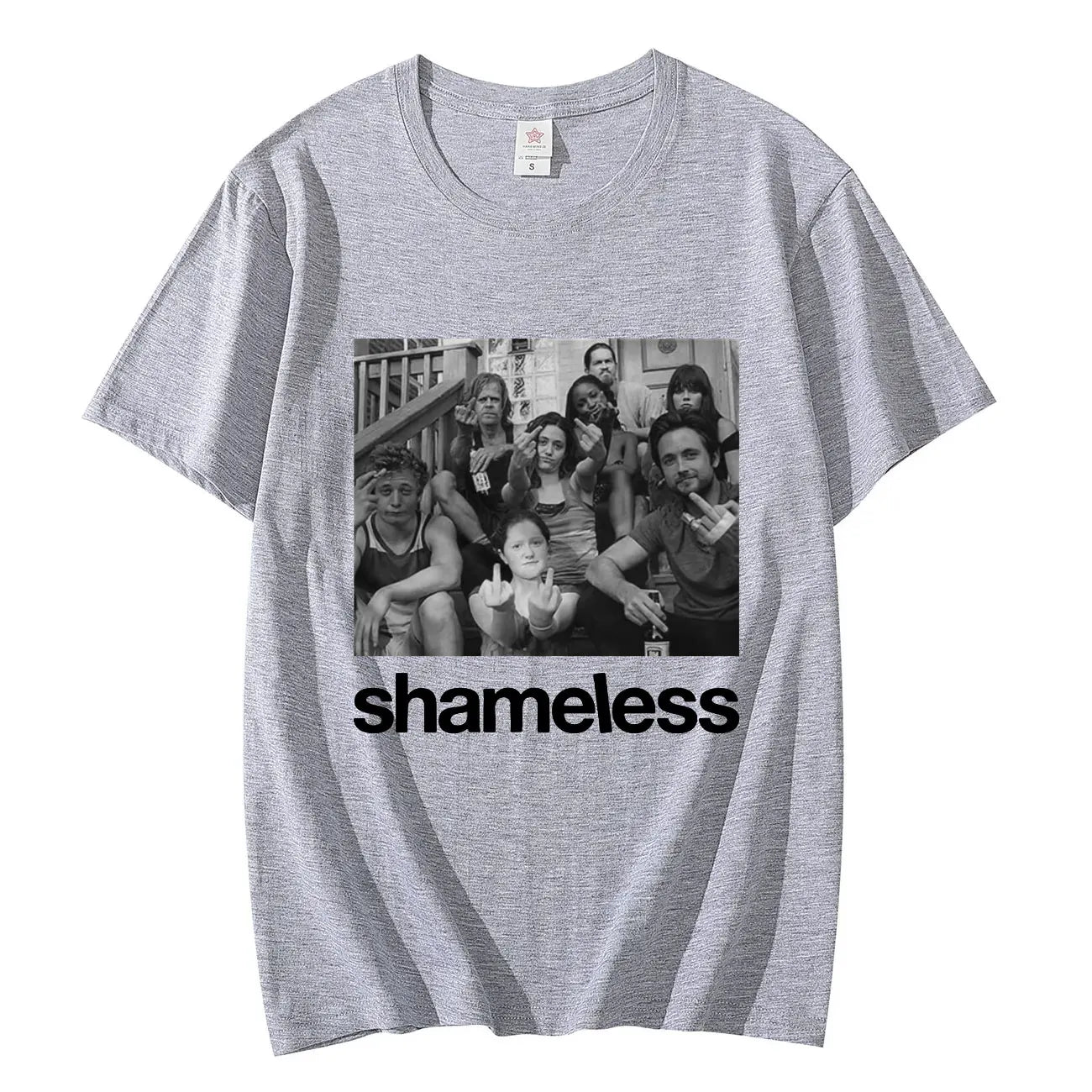 TV Play Shameless Graphic T Shirts Men's Women's Fashion Vintage Short Sleeve T-shirt Streetwear 100% Cotton Oversized T-shirts
