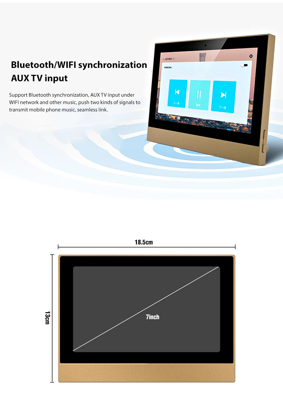 Tuya Smart Home Control Panel Controls All Tuya Smart Products Such As Home Smart Speakers and Lights Smart Home Automation