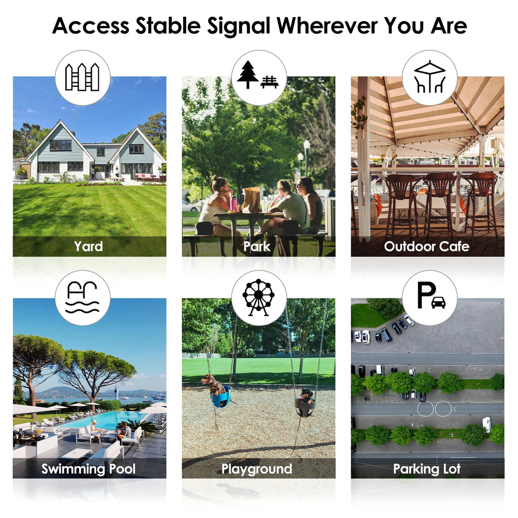 WAVLINK AC600/1200 High Power Outdoor Router Dual Band Weatherproof Long Range Mesh Technology 4 Directional Antennas - trendingshoping.com