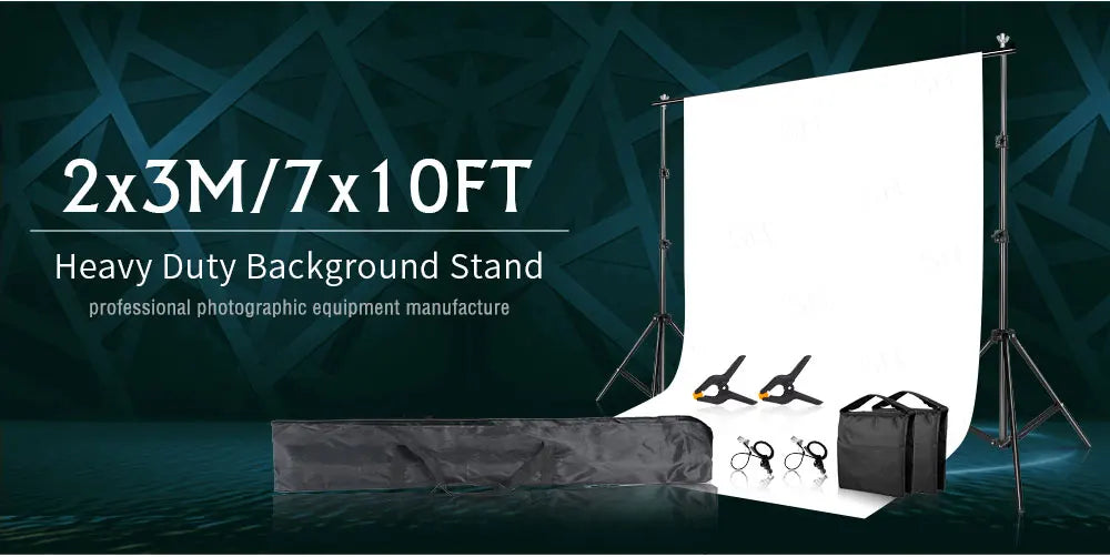 SH 2.6m*3m Suit Adjustable Backdrop Stand for Photography Wedding Photo Studio Backdrop Video Background Frame - trendingshoping.com