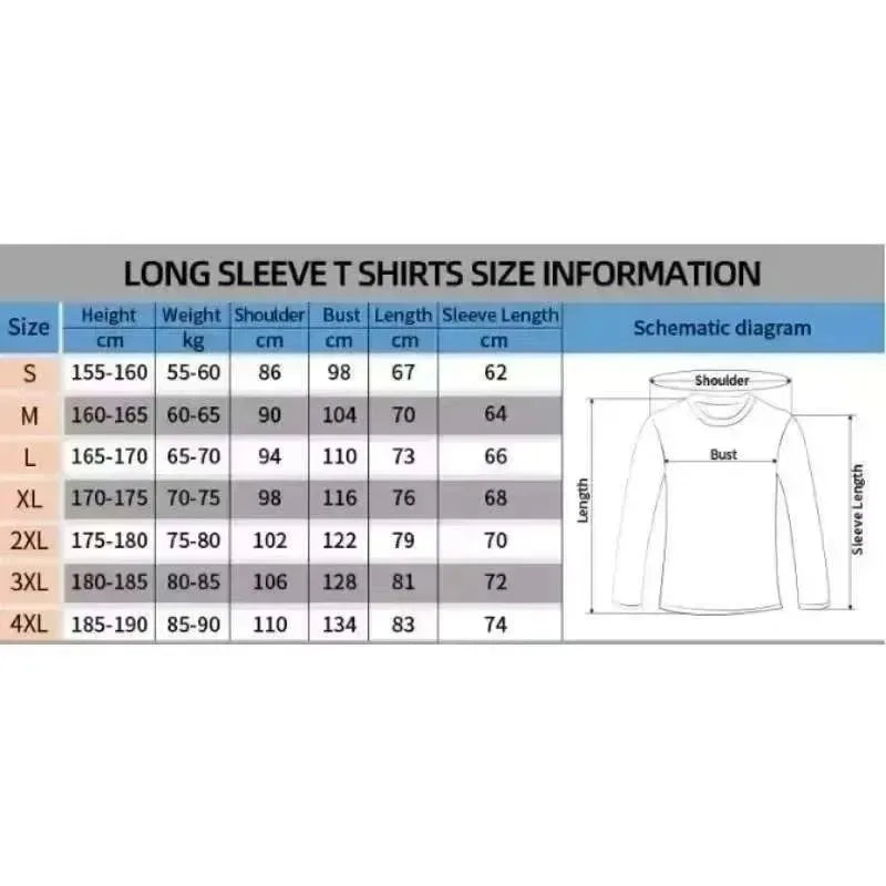 Kawasaki Men’s Quick-Dry Long Sleeve Sports Shirt Breathable Summer Motorcycle Top