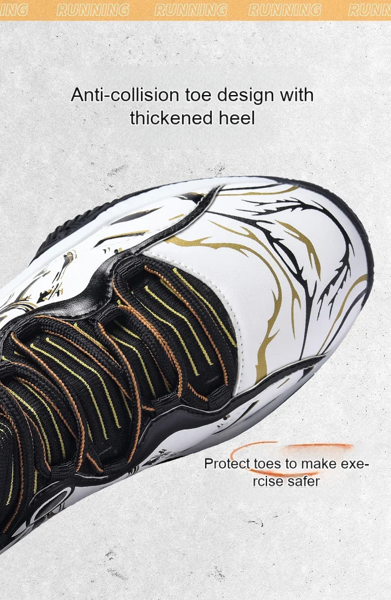 2025 Men’s Basketball Sneakers | Anti-Skid Cushioning Sports Shoes for Training & Casual Wear