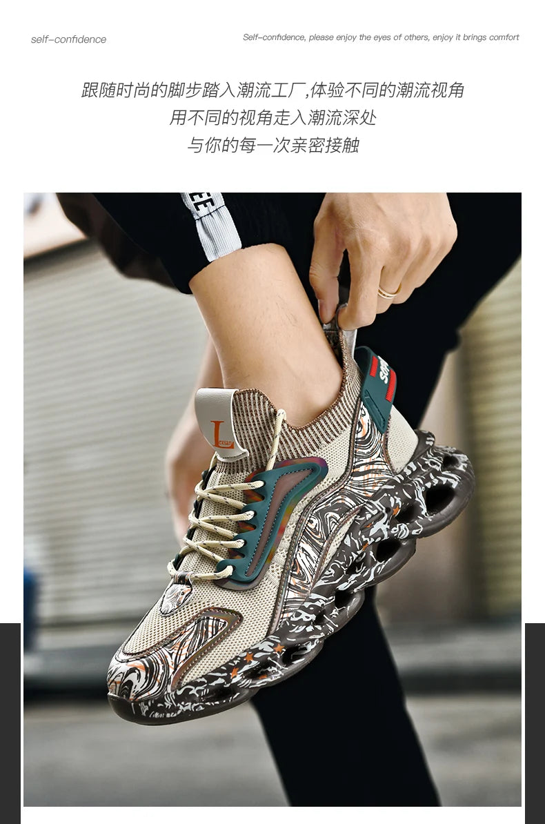 Elite Racer Series - Luxury Breathable Performance Sneakers - Men's Urban Fashion Trainer - SKU-CODE