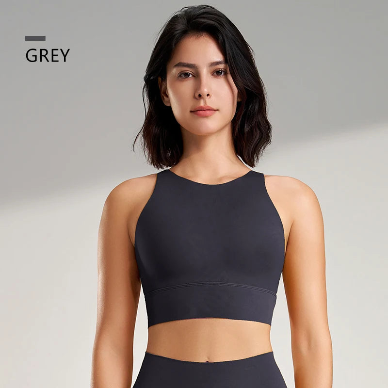 New women's sports underwear gym bra high-intensity sports yoga underwear quick-drying shockproof yoga undershirt