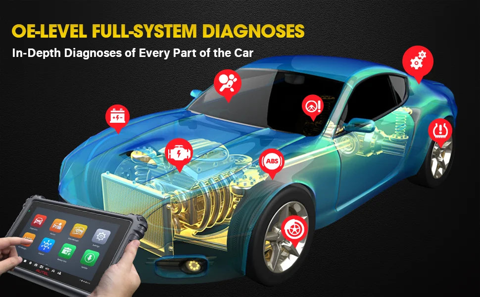 Autel MaxiCOM MK906PRO MK906 Pro Diagnostic Scanner ECU Coding Diagnostic Tools OBD2 Scanner Updated MK906BT MS906