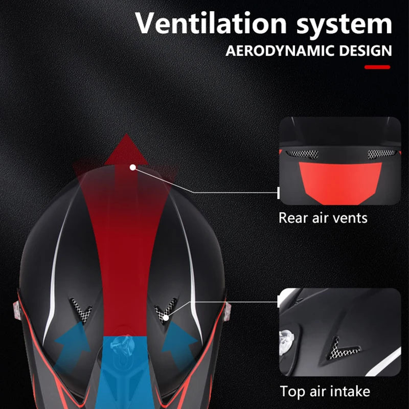 DOT Motocross Motorcycle Helmet Off Road Racing Enduro Helmet