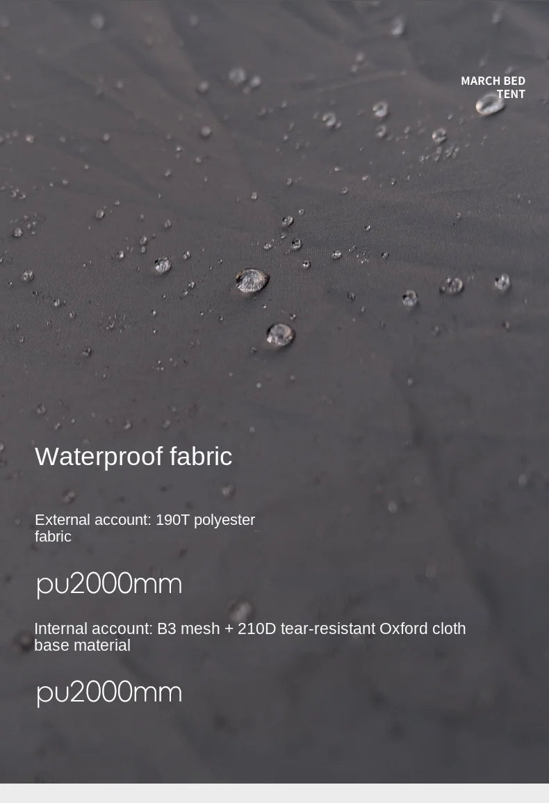 TARKA Camping Bed Inner Tent Insect Prevention Mesh Tent For Summer Hiking One Person Use