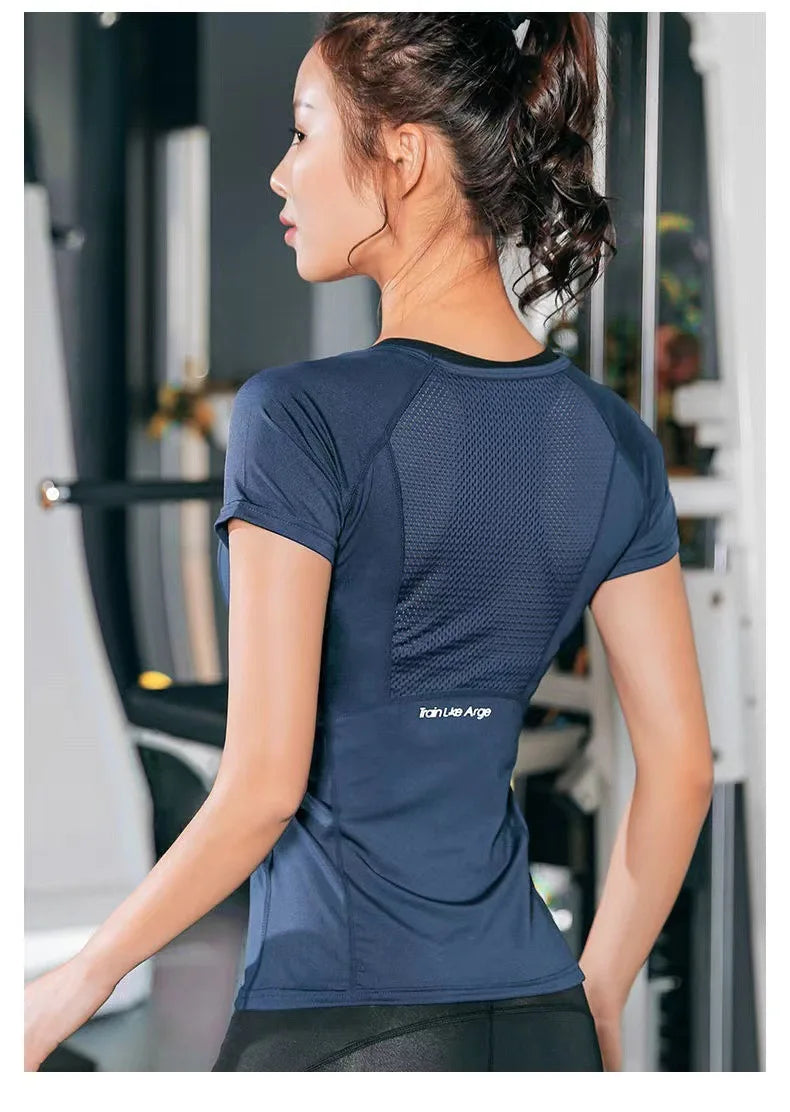 Women's Seamless Long Sleeve Yoga Top - Thumbhole Slim Fit Gym Shirt