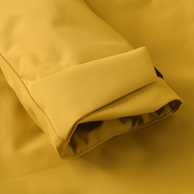 JNLN Unisex Waterproof Winter Fleece Jacket Windproof Thermal Outdoor Raincoat for Hiking Camping Skiing